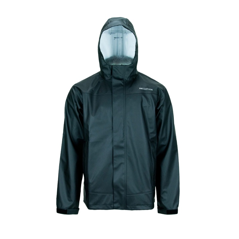 Vallation Outerwear Ocean Rein Jacket Black Black S