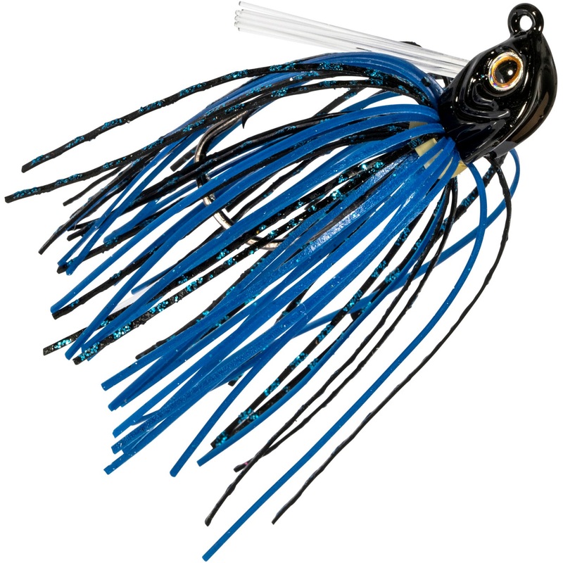 Z-Man Midwest Finesse Swim Jig Black Blue 1/4 oz