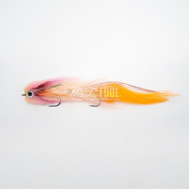 Adaptive Fly Slippery Devil Double Fly Chartreuse/Cream/Pink