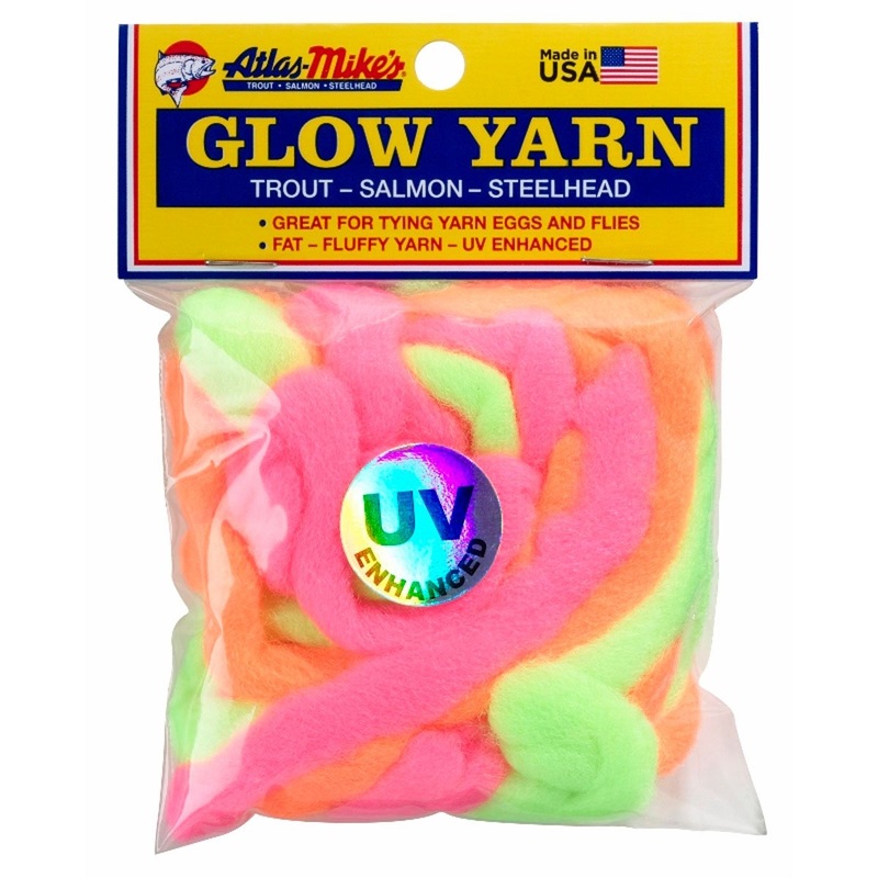 Atlas UV Glow Yarn Cerise