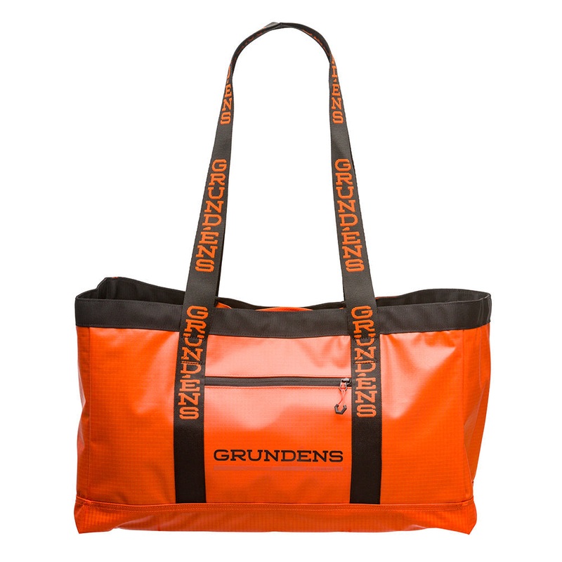 Grundens Gear Hauler Tote Bag RED ORANGE