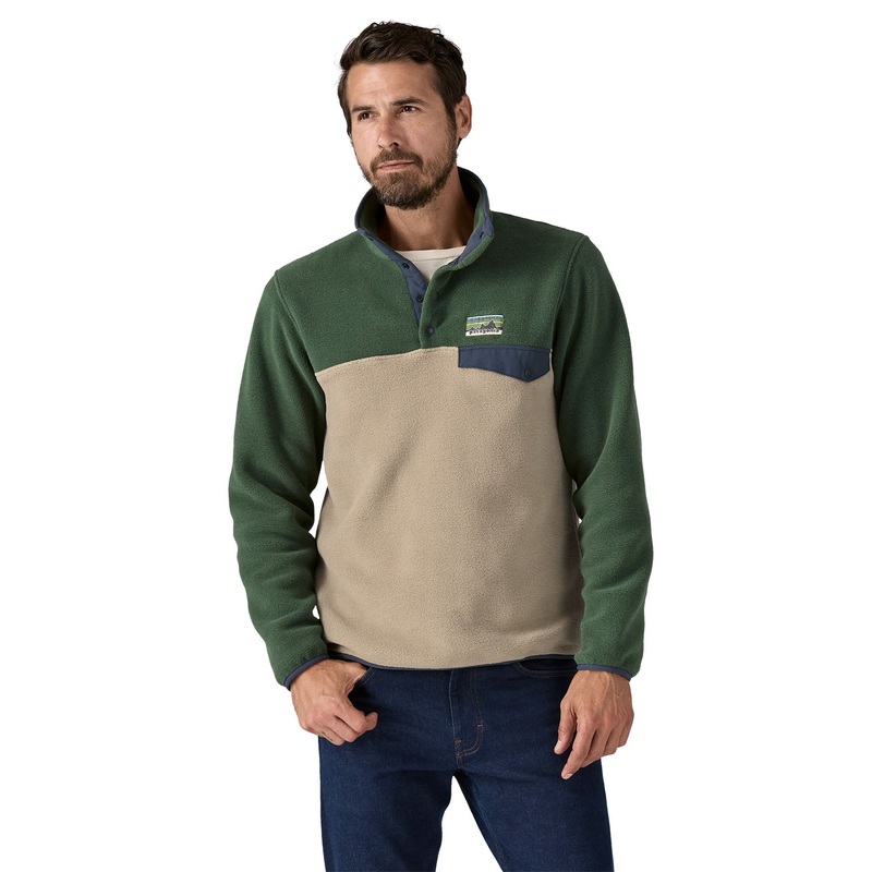 Patagonia M’s Lightweight Synchilla Snap-T Fleece Pullover Wavy Blue / WAVB XXS