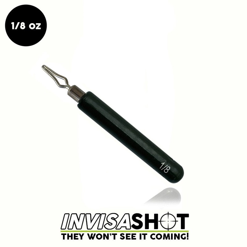 WOO TUNGSTEN GREEN PUMPKIN INVISASHOT DROP WEIGHT – SKINNY 1/8 oz (4pk)