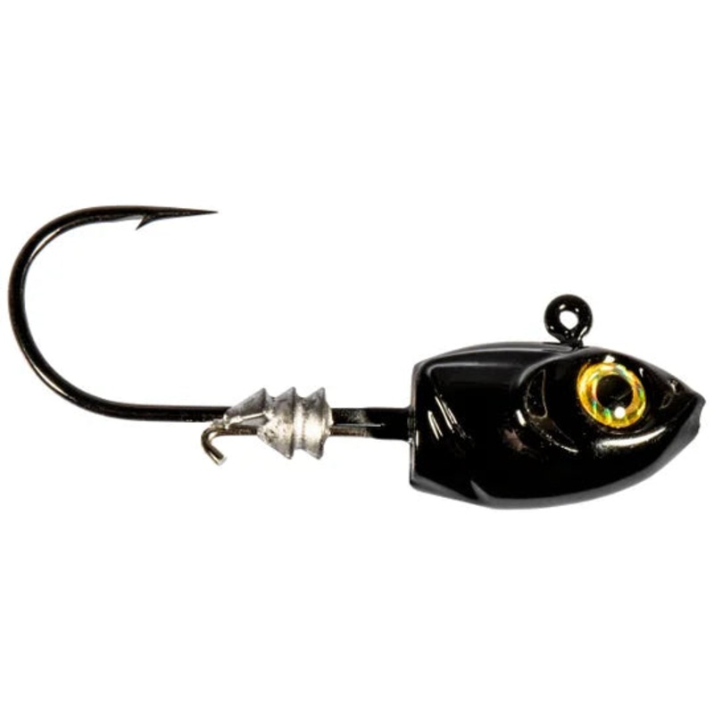 Z-MAN MICRO SHAD HEADZ Black 1/32 oz #6