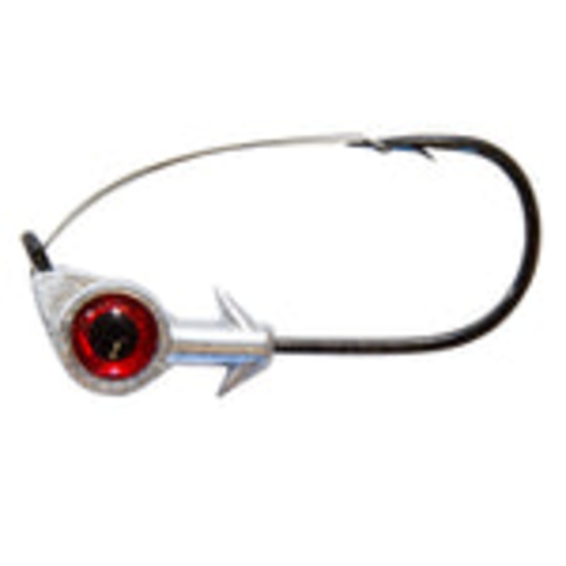 ZMAN WEEDLESS EYE JIGHEAD Pearl 3/16 OZ
