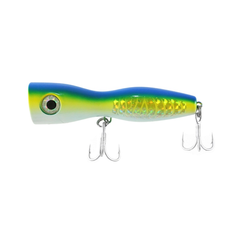 Jigging World Wadani Poppers 150mm 89g / 5.9″ 3.1oz Blue Gold