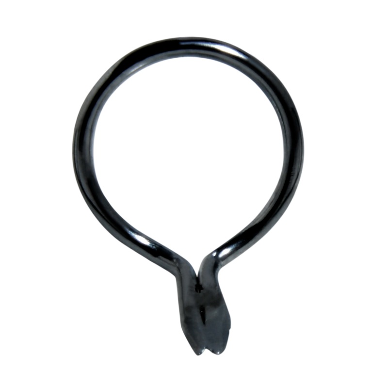 Single Foot Loop-Style Fly Guides Black 2/0