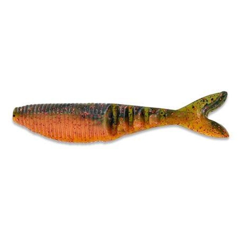 Yamamoto 4″ Zako Swimbait #021 Black w/ Large Blue Flake