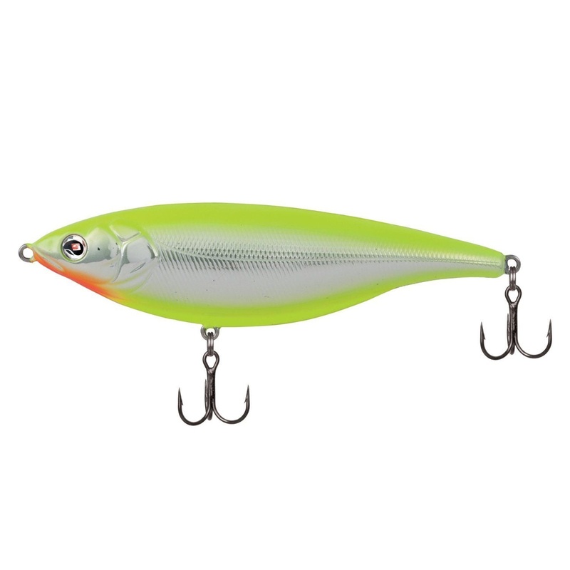 Sebile Stick Shadd Freshwater Sinking/Suspending Stickbaits 72, 90, 114mm Suspending CHRCH – Chartreuse 2-7/8″