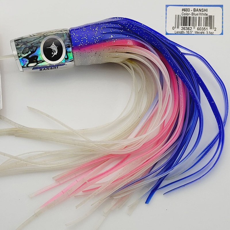 Braid Banshi 10.5″  Blue/White