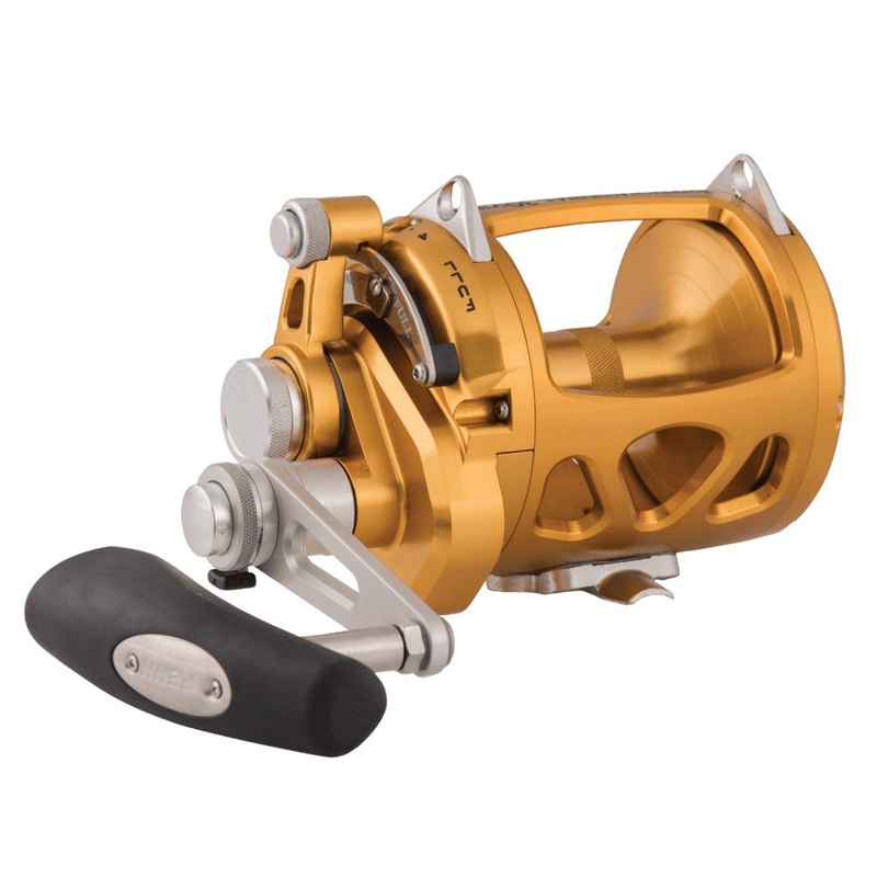 Penn International VIS 2-Speed Lever Drag Reels INT16VIS Gold