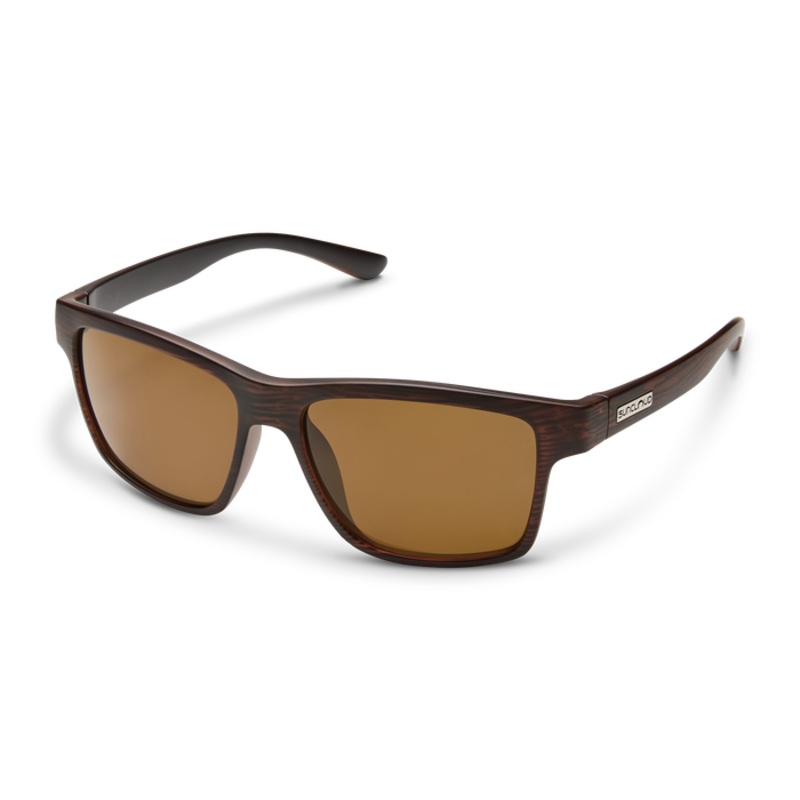Suncloud A-Team Sunglasses Frame: Burnished Brown Lens: Polarized Brown
