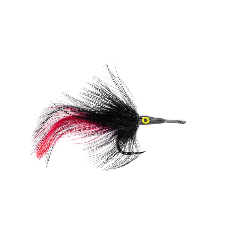 Umpqua Black Death – Red/Black (3-Pack) Small