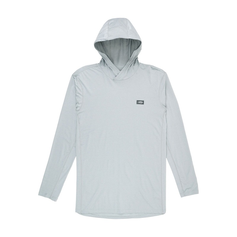 AFTCO AIR O MESH HOOD Harbor Gray Heather Medium