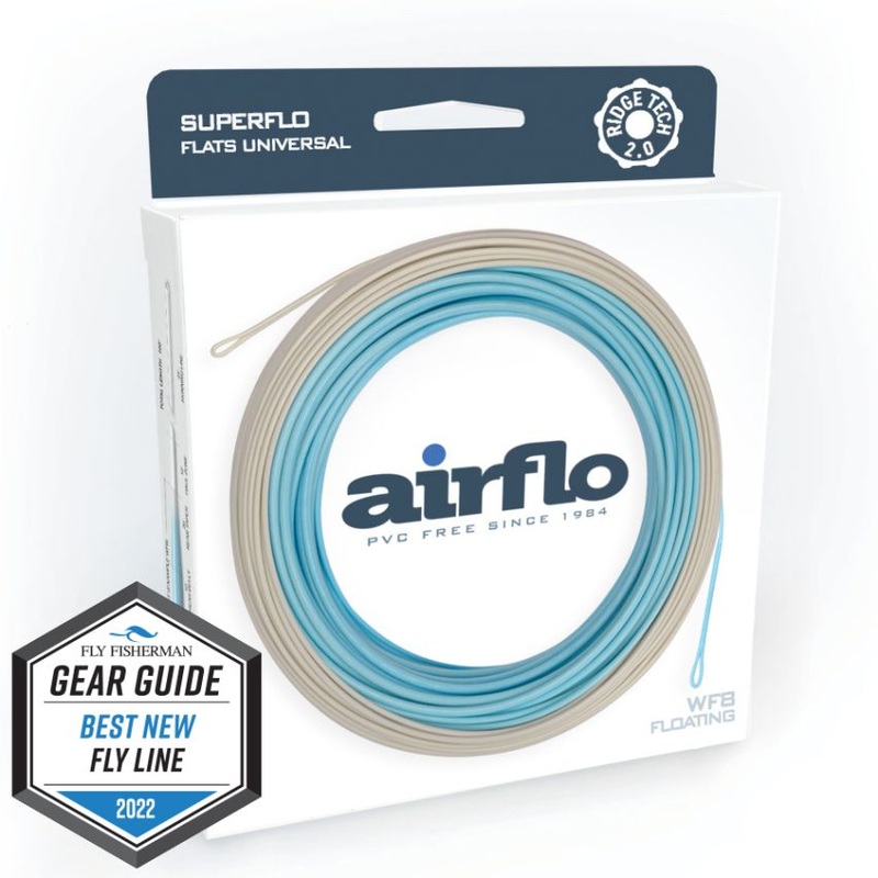 Airflo RIDGE 2.0 FLATS UNIVERSAL TAPER INT WF8 TEAL / AQUA