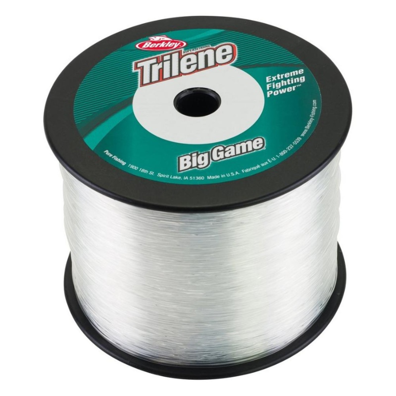 BERKLEY TRILENE BIG GAME MONOFILAMENT BULK SPOOL CLEAR 20LB (2600YDS)