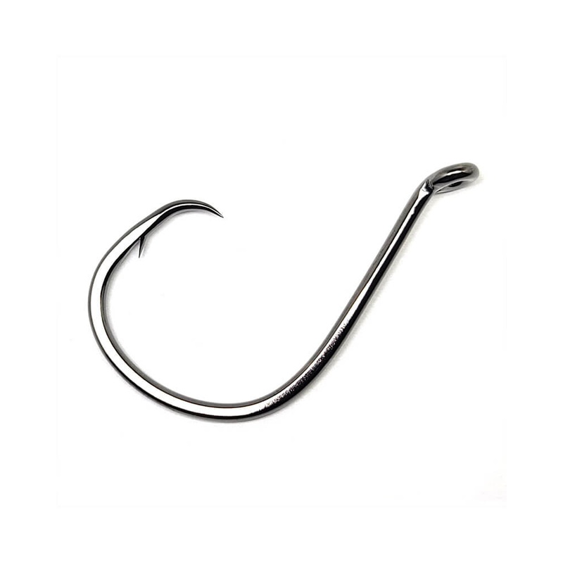 Gamakatsu Octopus Hook, Barbed, Needle Point Non-Offset, Ringed Eye, NS Black, 6pk 1/0 (6pk)