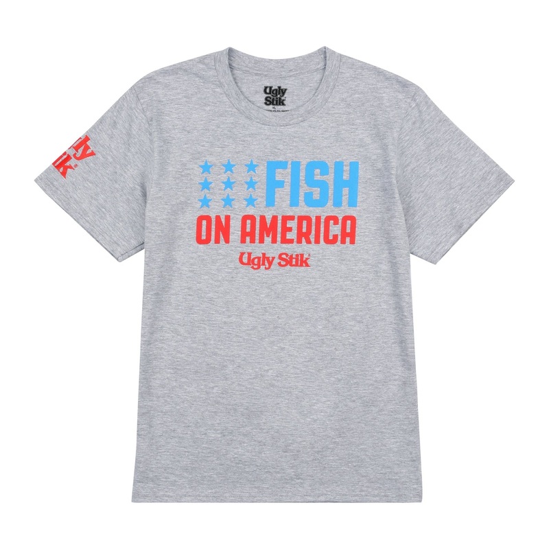 Ugly Stik Fish on America Youth T-Shirt L