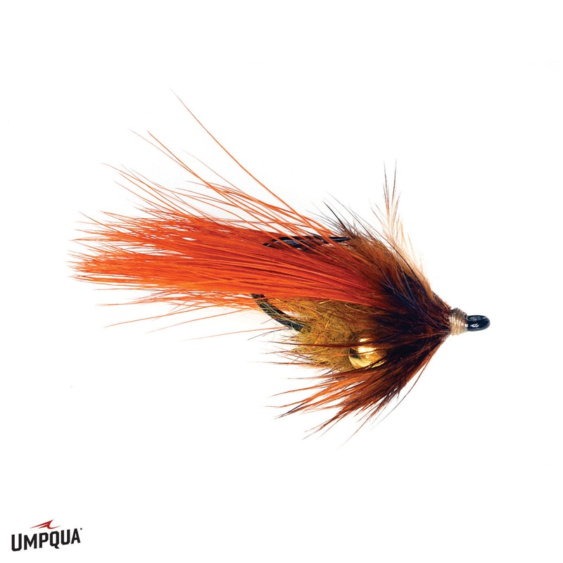 Umpqua Backstabber Fly Black Leech #6
