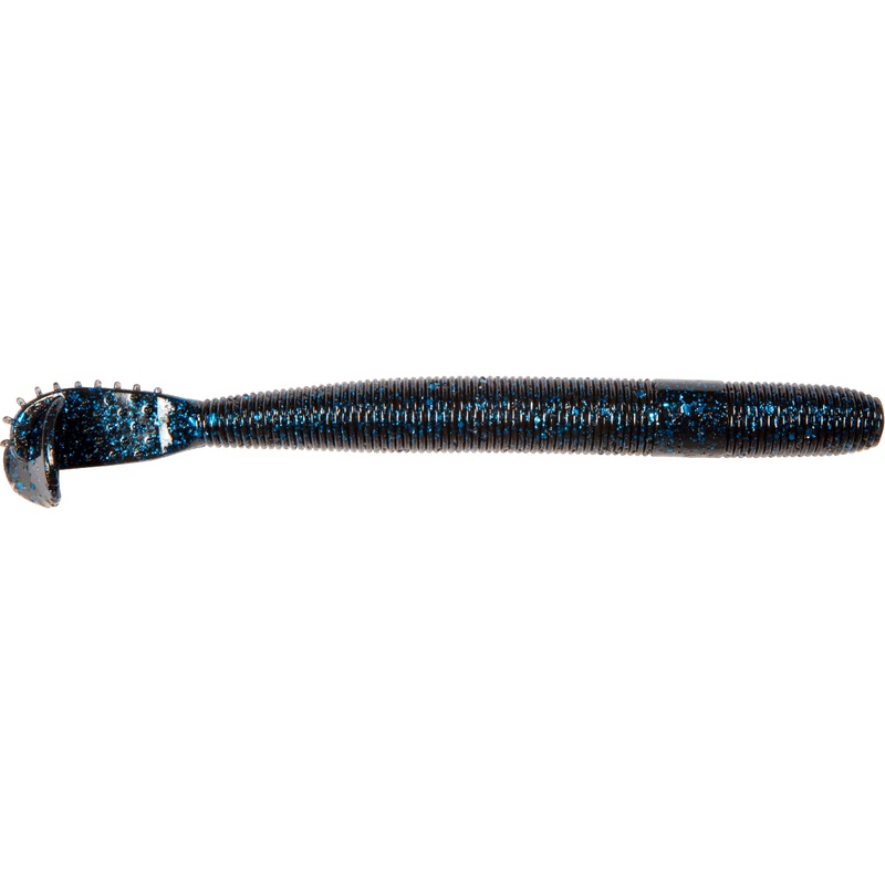 Z-Man Turbo FattyZ 6 inch Soft Plastic Swimming Stickbait 5 pack Black Blue
