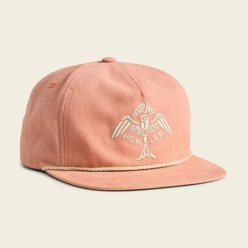 Howler Bros – Unstructured Snapback Hat – Fresh Catch Dusty Pink