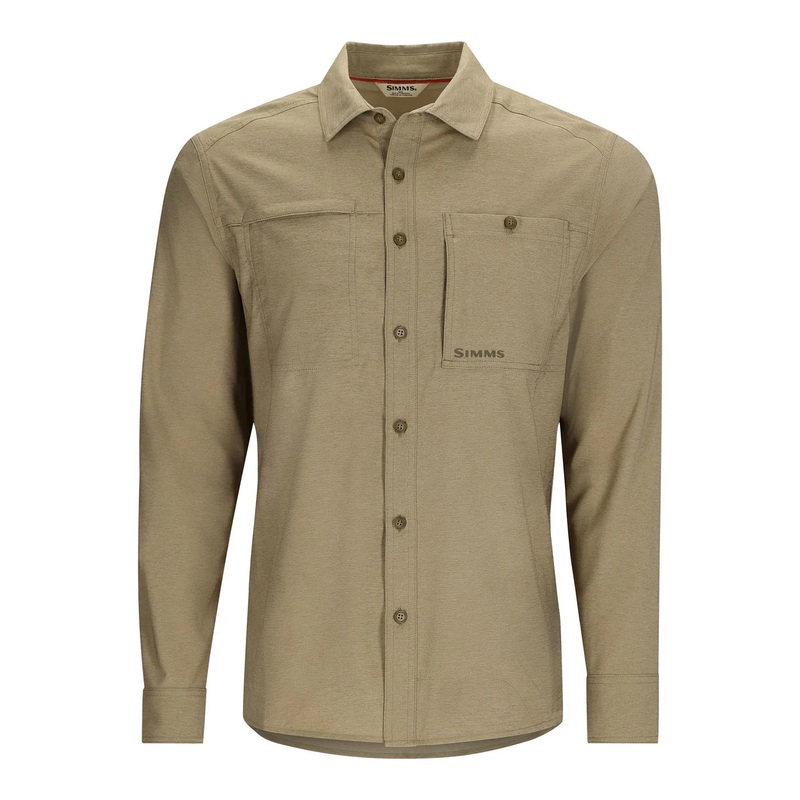 Simms – Men’s Challenger Long Sleeve Shirt Bay Leaf M