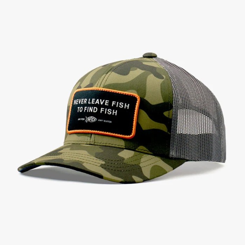 Aftco Guide Sayings Trucker Hat Navy