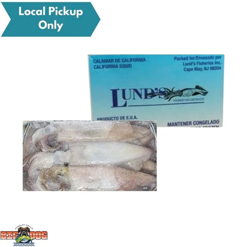 LUNDS FROZEN WHITE CALIFORNIA SQUID 1LB
