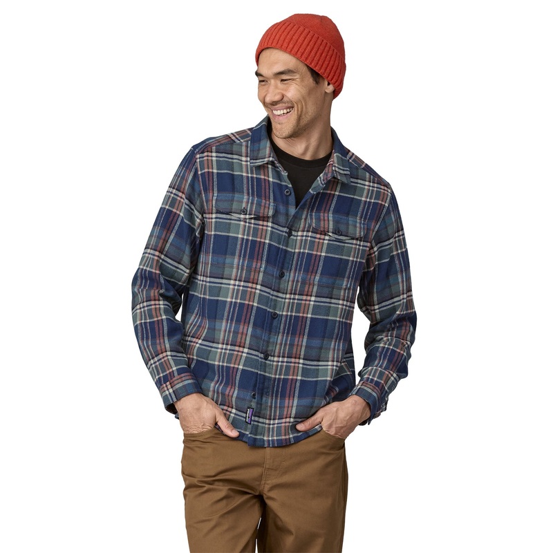 Patagonia M’s Fjord Flannel Shirt Adventurer: New Navy / ADNA XS