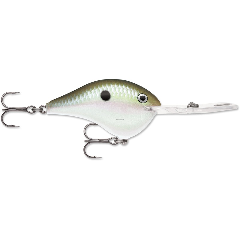Rapala DT Metal 20 Floating-Diving, Green Gizzard Shad, 2-3/4″, 7/8oz