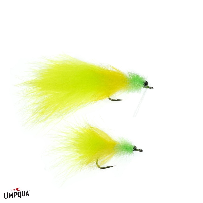 Umpqua Keys Toad Fly Chartreuse 2/0 Small – 2.5″