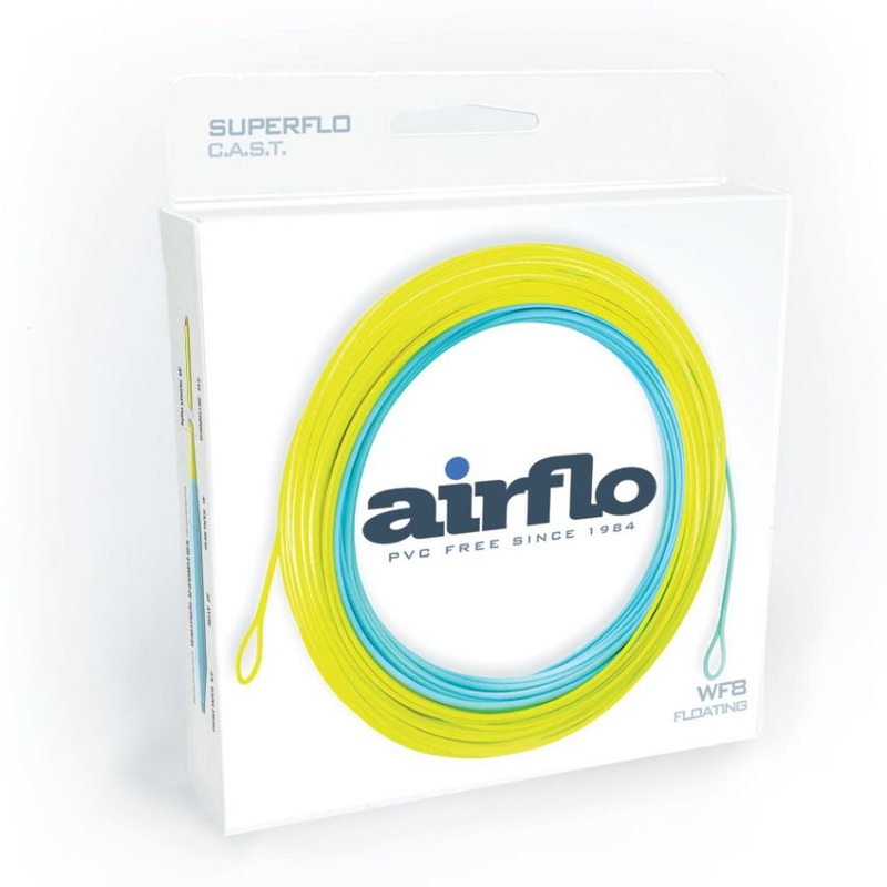 Airflo SUPERFLO C.A.S.T WF7F PALE BLUE/OPTIC GREEN