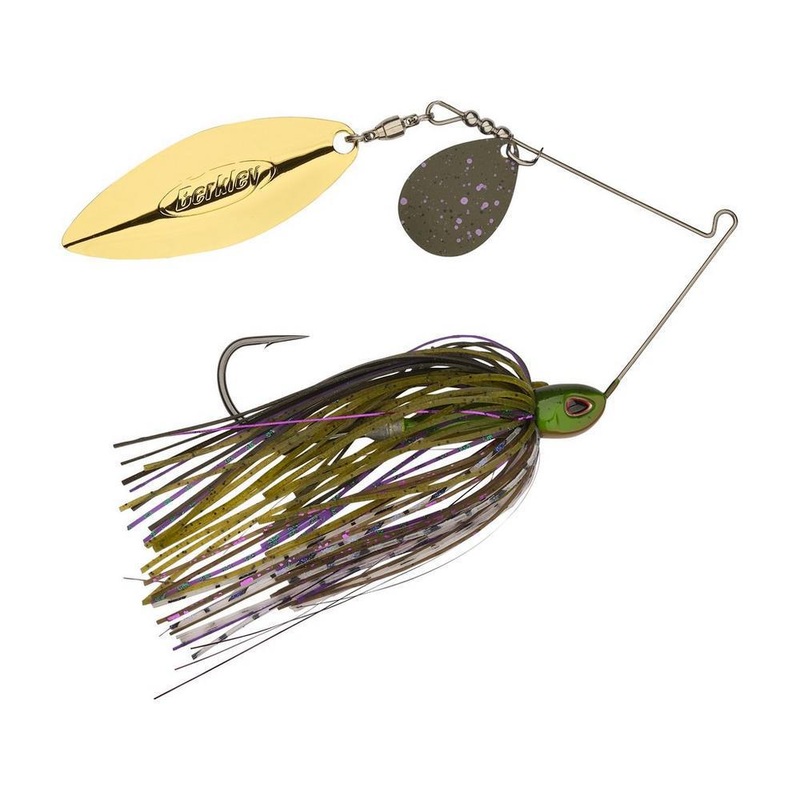Berkley Power Blade Compact Colorado/Willow Spinnerbaits 1/2 oz Bama Bream GP/Gold