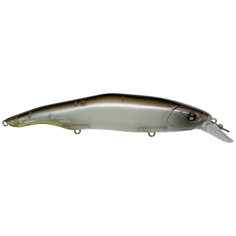 NISHINE ERIE 115 TW JERKBAIT Pearl Core Ghost