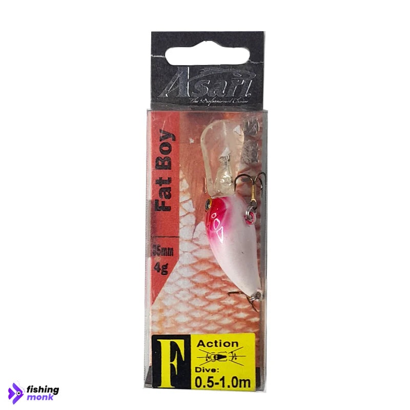 Asari Fat Boy Hard Bait | 35mm | 4g Pink Pussy