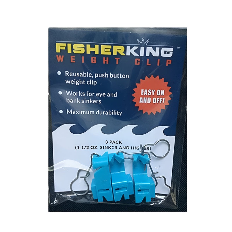 FISHER KING BALLOON WEIGHT CLIPS 2 PACK