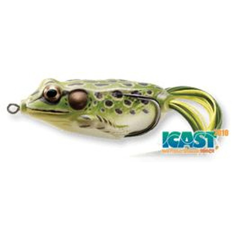 Live Target Hollow Body Frogs Green/Yellow Length: 1 3/4″ – Weight: 1/4oz