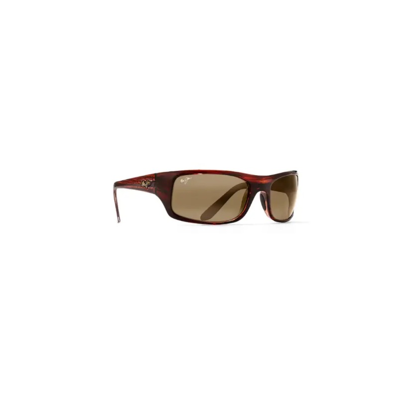 MAUI JIM PEAHI POLARIZED SUNGLASSES GLOSS BLACK NEUTRAL GREY