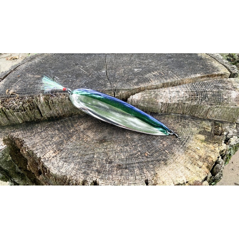 Nichols Ben Parker Magnum Flutter Spoon 8″ Blueback HD*