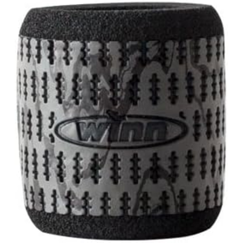 Winn Grips Reel Grip Sleeve 2pk Straight Charcoal & Black