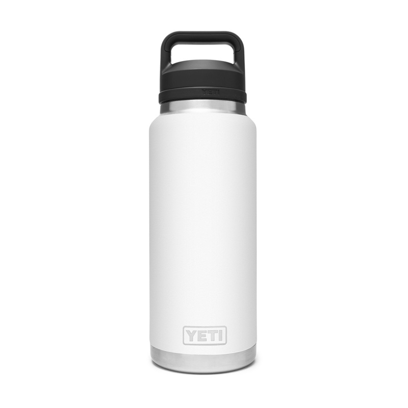 YETI RAMBLER 36 OZ BOTTLE WITH CHUG CAP – WHITE