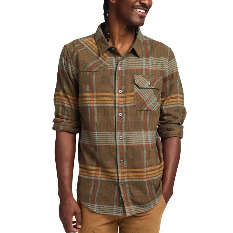 Howler Brothers Harker’s Flannel – Conor Plaid : Forage Conor Plaid : Forage M