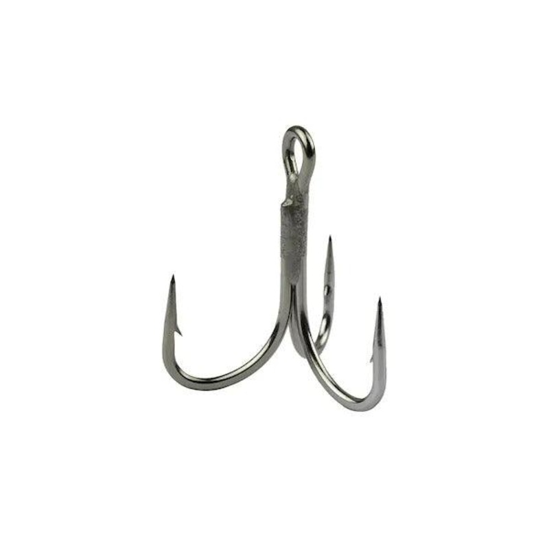 Mustad Jaw Lok 3X Strong In-Line Treble Hooks Size 1 6pk