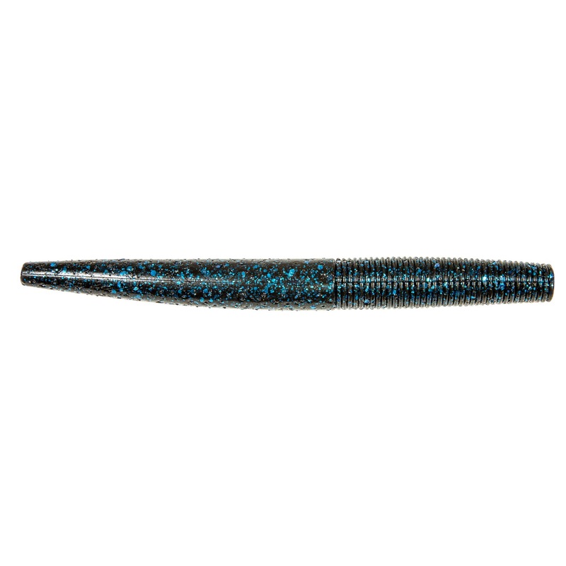 Z-Man Giant TRD 6 inch Ned Rig Bait 6 pack Black/Blue Flake