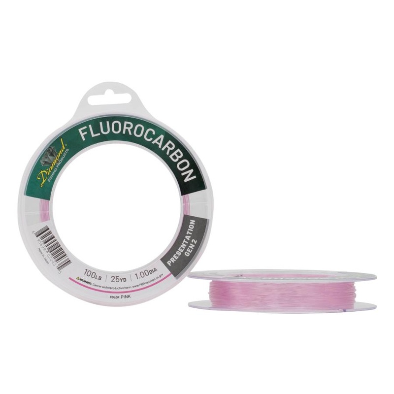DIAMOND PRESENTATION GEN 2 FLUOROCARBON 100 YARDS PINK 20LB