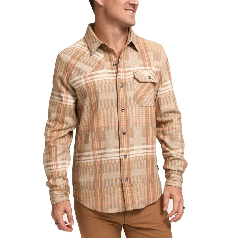 Howler Brothers Harker’s Flannel – Conor Plaid : Natural Conor Plaid : Natural M
