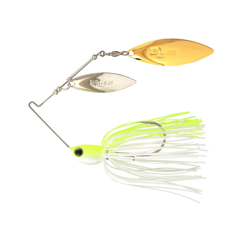 Shimano Swagy Strong Spinnerbait Double Willow 3/8 oz Black Gold