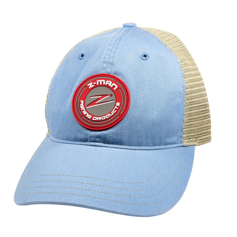 Z-Man Unstructured Trucker HatZ Blue/Khaki
