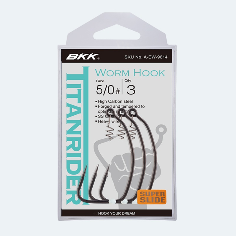 BKK HOOKS TITANRIDER HOOKS Size 1/0 – 6pk
