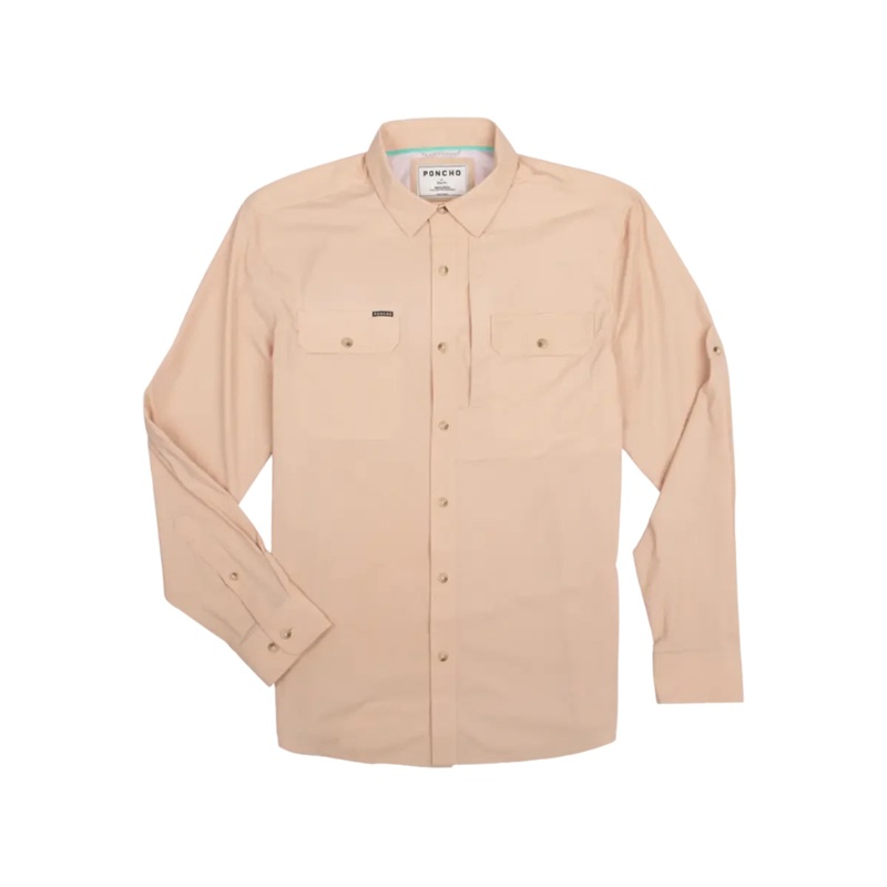 Poncho M’s The Lavaca Regular Sunset Microcheck S